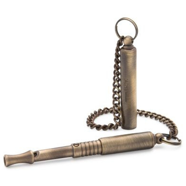 535 SILENT DOG WHISTLE BRASS